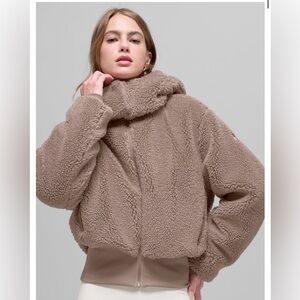 ALO Yoga Tan Bomber Jacket